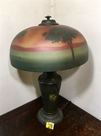 Antique Pairpoint Style Lamp