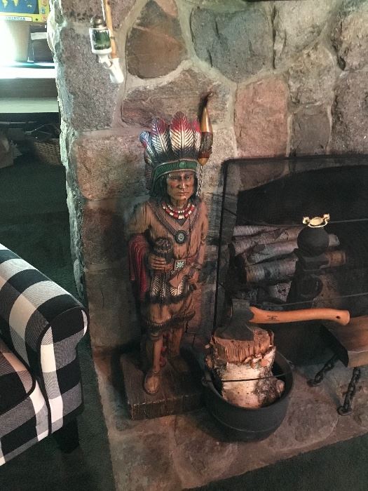 Cigar store Indian.