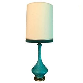 Mid Century Bitossi Style Italian Ceramic Occasional Lamp
