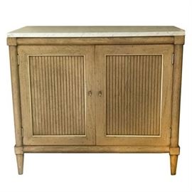 Mid-Century Morganton Marble Console Table