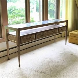 Vintage Formal Morganton Maple Sofa Table