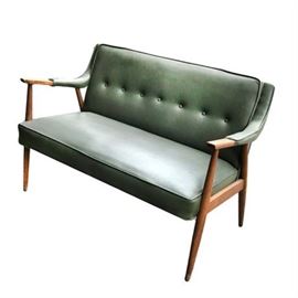 Mid-Century Walnut Sette