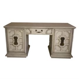 Vintage Kneehole Executive Desk