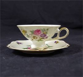 Antique Mitterteich Germany Tea Cup Set