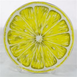 Vintage Lemon Slice Plates