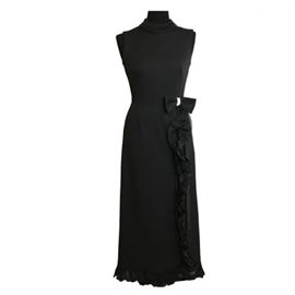 Vintage Mollie Parnis Style Evening Gown