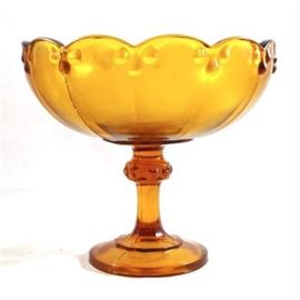 Vintage Indiana Glass Pedestal Bowl
