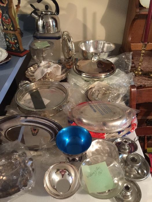 lots of silver plate