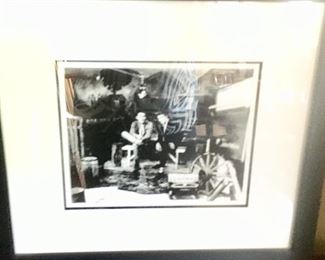 Framed Jimmie Dean Sausage with Elvis 