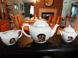 Hummel porcelain tea set