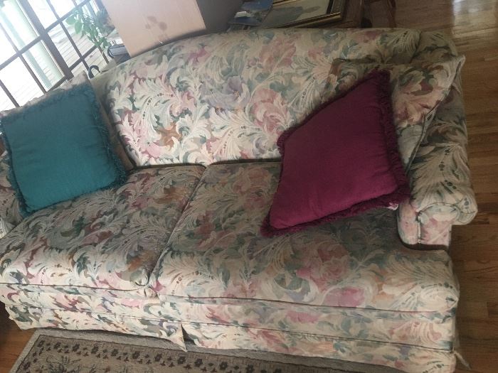 Lovely floral sofa bed