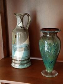 Art Glass and Pottery 