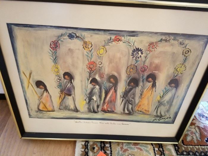 Ted DeGrazia Print signed by Artist 
