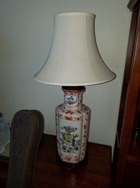 Tall Statement Ginger Jar Asian Lamps - wow