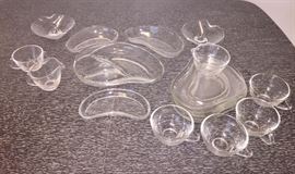 18 piece snack set with serving pieces