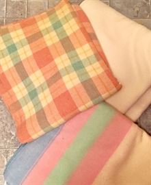 Vintage wool blankets