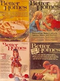 Vintage Better Homes and Gardens magazines