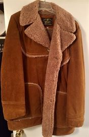 Vintage suede coat