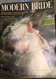 1955 issue of Modern Bride magazine