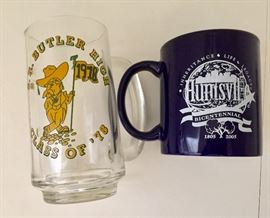 Huntsville and Butler High mugs