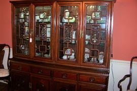 Rosewood china cabinet