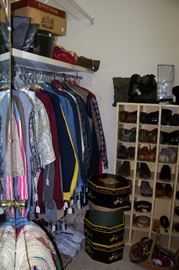 Men's clothing, shoes, hats, etc.