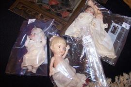 Small antique dolls