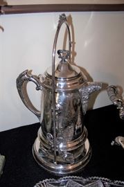Silverplate kettle