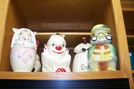 Cookie Jars, some McCoy