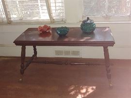 Arts & Crafts jeweled tone glass brings warmth and joy to any room. 