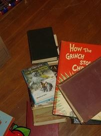 Over 40 first editions. Including How the Grinch Stole Christmas and The Lobster Wars. 