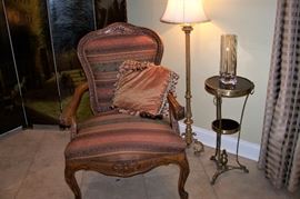 French chair, beautiful upholstery