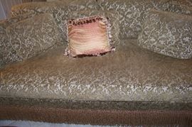 Close-up of sofa fabric