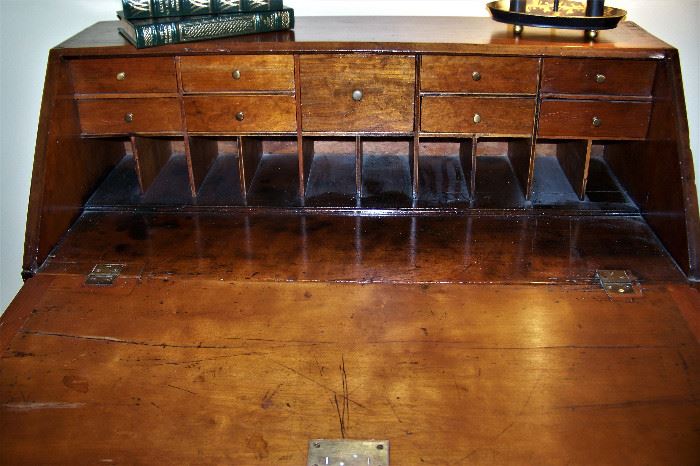 Interior of desk