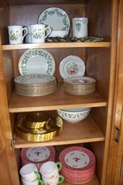 Lots of Christmas china