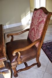 Set of 10 Country French chairs