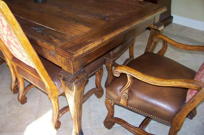 Table is handmade -