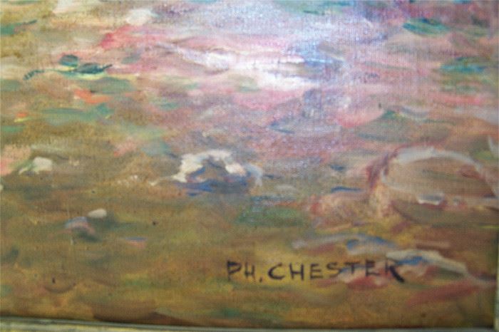Signed P H Chester