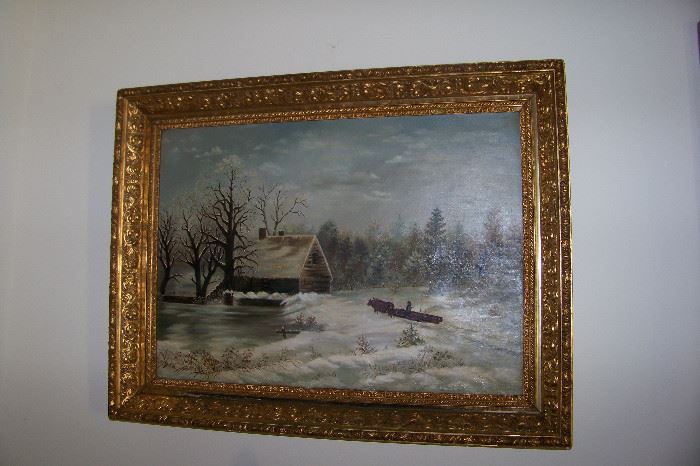 Painting on vanvas