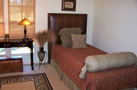 Beautiful bedding, headboards