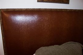 Leather headboards
