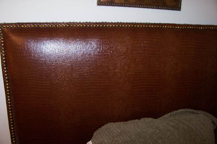 Leather headboards