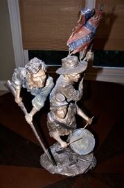 Bronze statue
