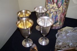 Sterling goblets