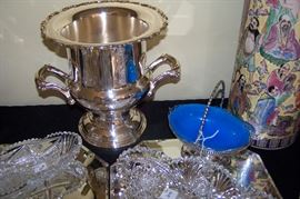 Silverplate champagne bucket
