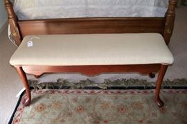 Queen Anne bench