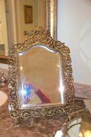 Ornate dresser mirror