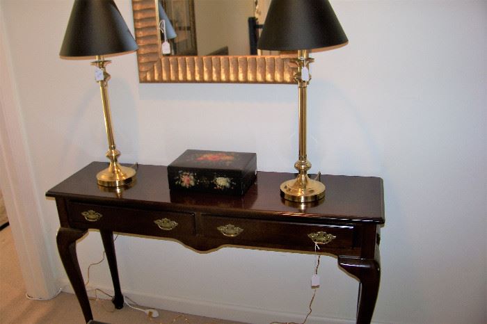 Mahogany sofa table