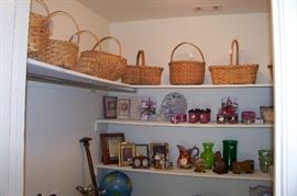 Assorted smalls in closet