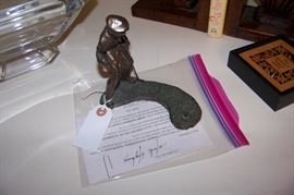 Mark Hopkins bronze "Birdie"